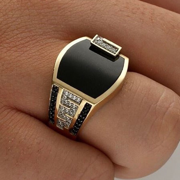 แหวนนิ้วมือ-ประดับเพชร-สีทอง-และสีเงิน-สําหรับผู้ชาย-และผู้หญิง-2022