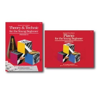 ภาพหน้าปกสินค้าหนังสือเรียนเปียโน ทฤษฎีดนตรี Bastien Piano Basics: Piano for the Young Beginner Primer A, B (PIano, Theory & Technic) ที่เกี่ยวข้อง