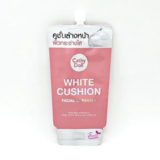 CATHY DOLL White Cushion Facial Cleanser เคที่ดอลล์ ไวท์คูชั่นเฟเชียลโฟมคลีนเซอร์ 12ML (ขาย1ชิ้น)