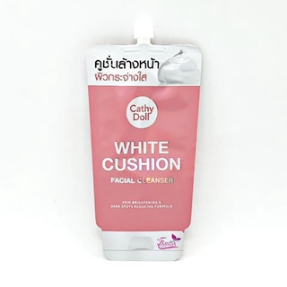 CATHY DOLL White Cushion Facial Cleanser เคที่ดอลล์ ไวท์คูชั่นเฟเชียลโฟมคลีนเซอร์ 12ML (ขาย1ชิ้น)