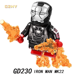 บล็อคตัวต่อเครื่องทําสงคราม Ironman MK22 Ironman Tony Stark ขนาดเล็ก