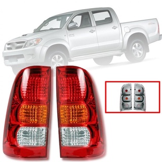 เสื้อไฟท้าย โคมไฟท้าย 1คู่ ตราเพชร   รุ่น โตโยต้า ไฮลักซ์ วีโก้ TOYOTA HILUX  car-tail-light-parts T8