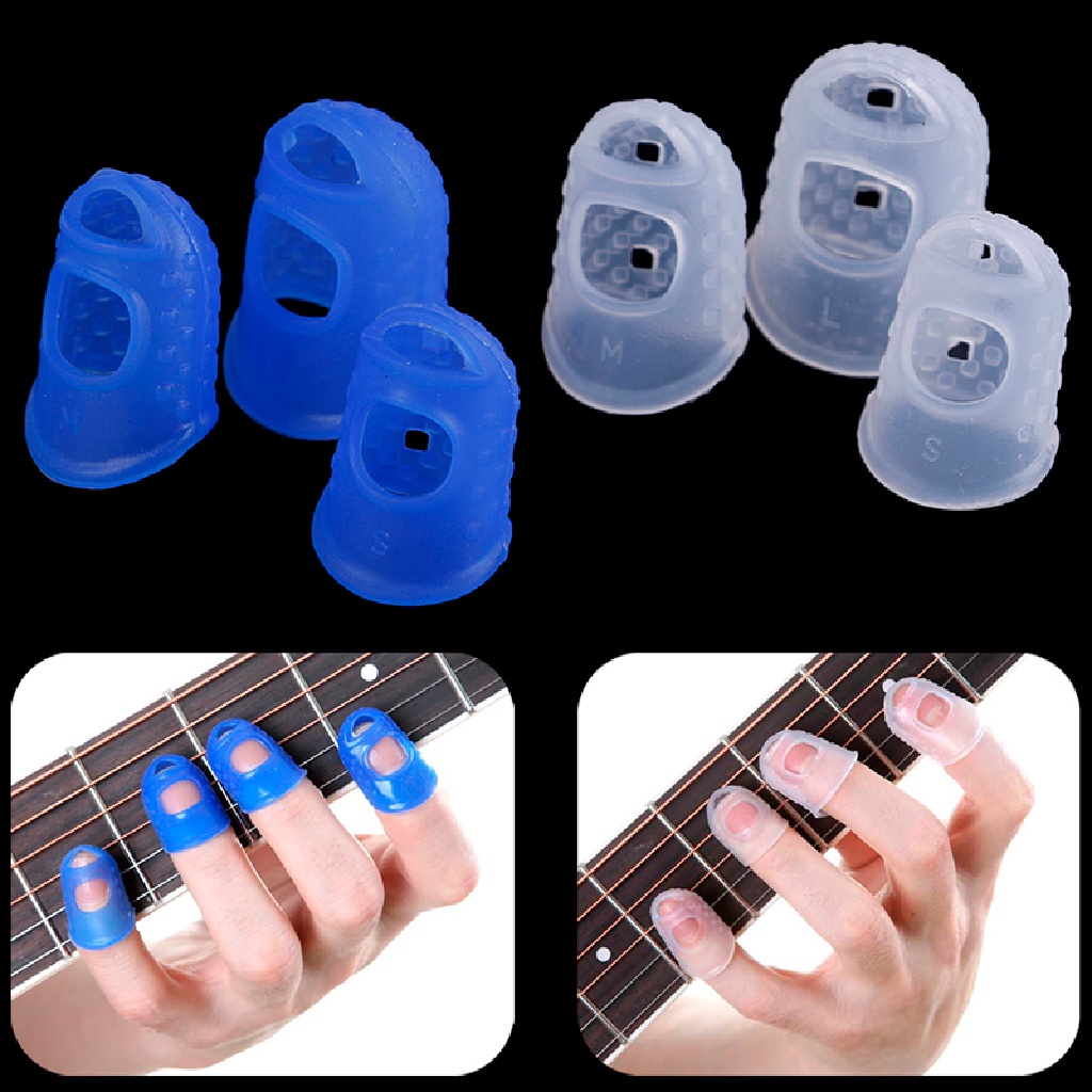 cyc-4x-guitar-finger-protector-fingertip-picks-silicone-guard-plectrum-bass-ukulele-cy