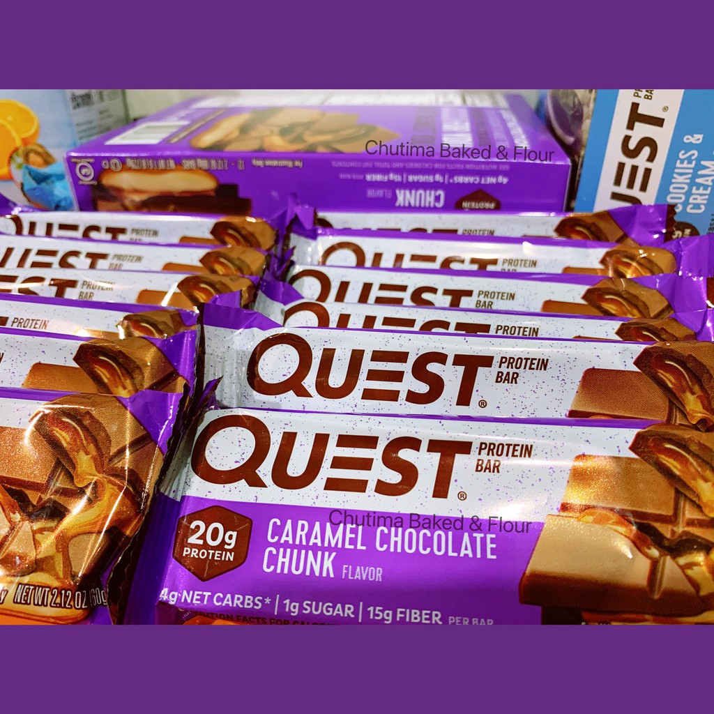 Quest Nutrition, Protein Bar Caramel Chocolate Chunk, 1 Bar(60 g