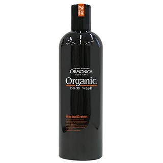 ORMONICA ครีมอาบน้ำ ออแกนิก สูตร รีเฟรช เฮอร์เบิล กรีน ขนาด 450 มิลลิลิตร / ORMONICA Organic Body Wash - Refresh Herbal