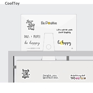Cooltoy สติกเกอร์คําพูดภาษาอังกฤษ 50 ชิ้น สําหรับตกแต่งแล็ปท็อป คอมพิวเตอร์