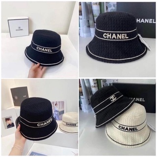 หมวกบัคเก็ต CHANEL งานผ้าทวิต