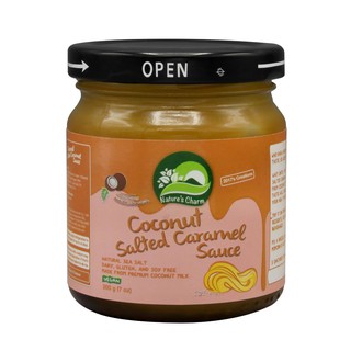 สินค้า Nature\'s Charm - Coconut Salted Caramel Sauce (200g) Vegan ซอสมะพร้าวคาราเมลเกลือ (เจ วีแกน มังสวิรัติ)