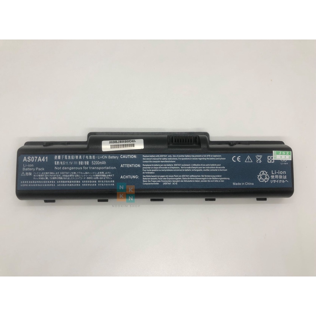 Acer แบตเตอรี่ AS07A41 (สำหรับ Aspire 4240 4310 4520 5335 5536 5738 ...