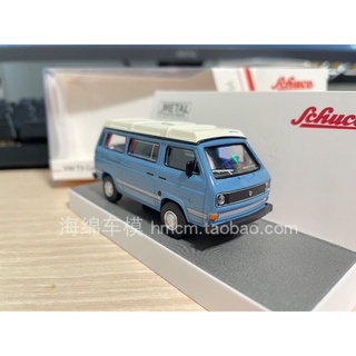 โมเดลรถตู้ Schuco Volkswagen VW T3 Campervan RV ขนาด 1:64 ของเล่นสําหรับเด็ก