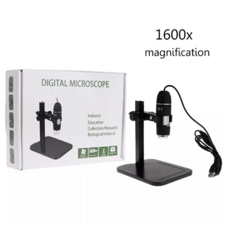 ภาพหน้าปกสินค้ากล้องจุลทรรศน์ กล้องไมโครสโคปขยาย 1600 เท่าพร้อมขาตั้ง  usb digital microscope 1600x with stand 8Led ที่เกี่ยวข้อง