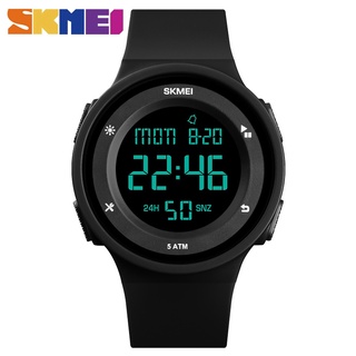 สินค้า SKMEI ร้านค้าอย่างเป็นทางการ แท้ 100% นาฬิกาข้อมือดิจิตอลมีไฟ LED แฟชั่น Unisex