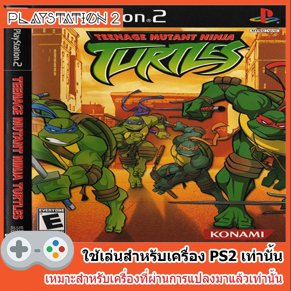 แผ่นเกมส์-ps2-teenage-mutant-ninja-turtles-usa