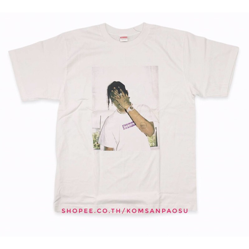 เสื้อยืดสตาร์ยุโรปและอเมริกาผ้าฝ้าย-100-เสื้อยืด-travis-scott-supreme-hiphop-rappers-3xl-s-5xl