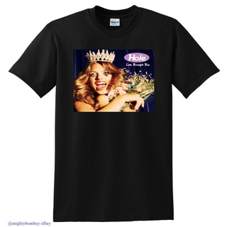 [Size 2T-6XL]เสื้อยืดผ้าฝ้ายแขนสั้นพิมพ์ลาย Hole Live Through This Vinyl Cd สําหรับผู้ชาย