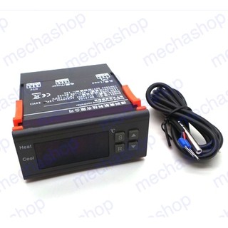 เทมคอนโทรล เครื่องควบคุมอุณหภูมิ แบบดิจิตอลพร้อมเซนเซอร์ 10A 24V Digital Temperature Controller 0-110C