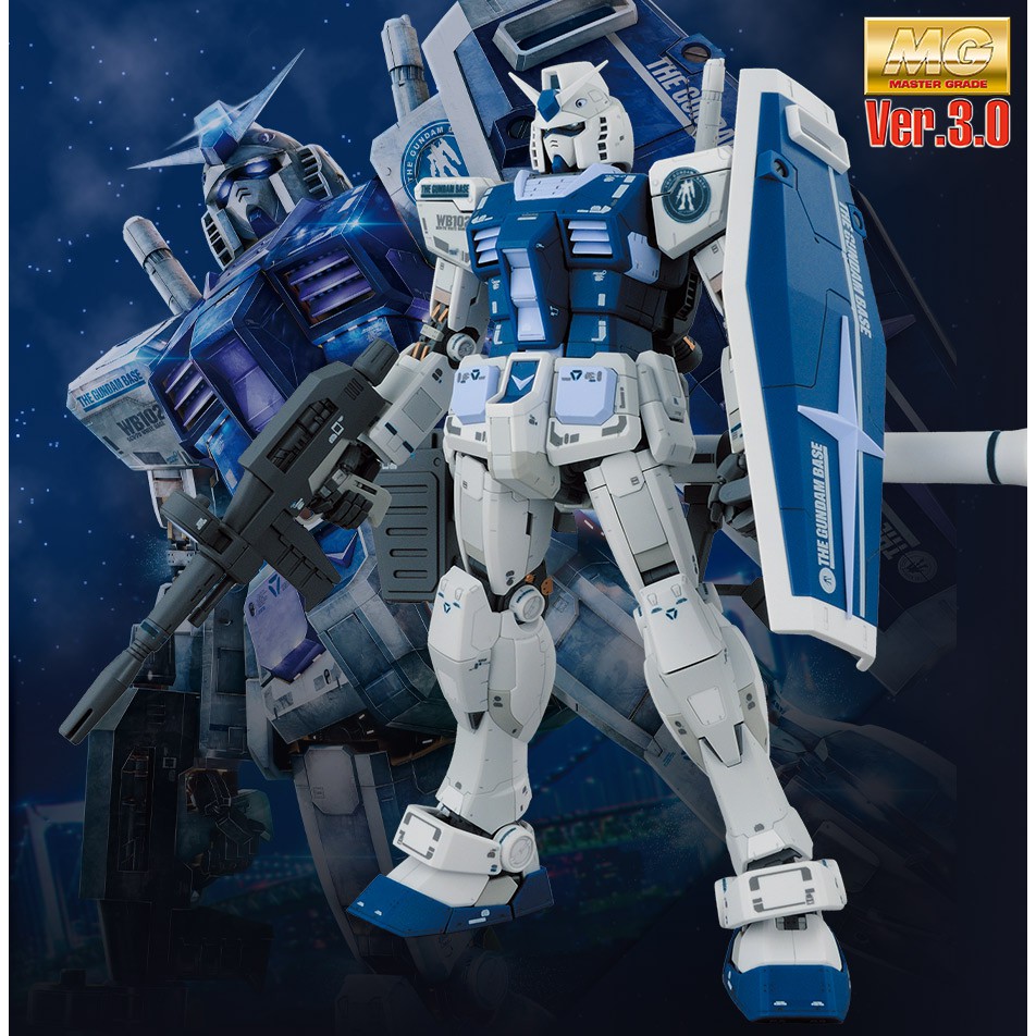 BANDAI MG 1/100 RX-78-2 Gundam Ver.3.0 Clear Color Model Kit - The Gundam Base Limited Edition (Japan Import) - View #7