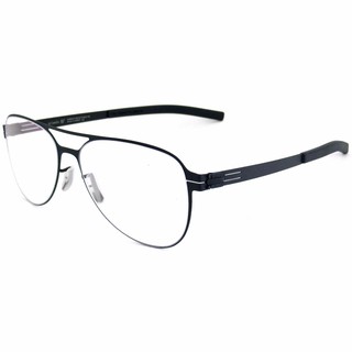 Fashion แว่นตา รุ่น IC BERLIN 014 C-1 สีดำ กรอบแว่นตา สำหรับตัดเลนส์ ทรงสปอร์ต วัสดุ สแตนเลสสตีล ขาข้อต่อ ไม่ใช้น็อต