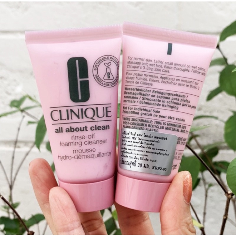 clinique-all-about-clean-rinse-off-foaming-cleanser-30ml-ของแท้