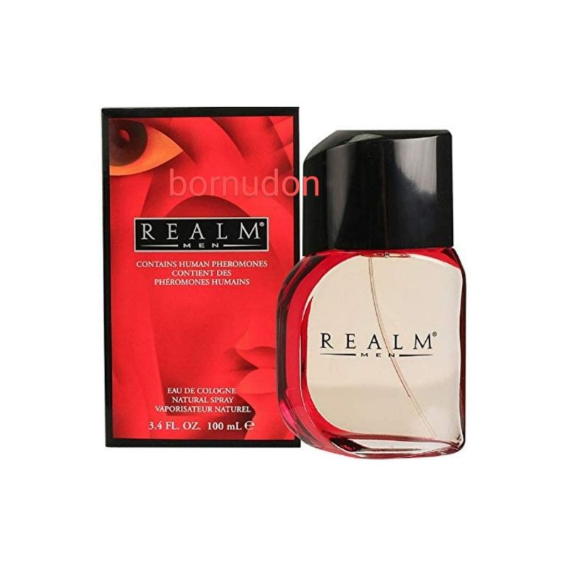 น้ำหอมฟีโรโมน-realm-men-pheromones-rare-100ml-cologne-spray-new-unboxed-แยกจากชุดมาไม่มีกล่องเฉพาะ