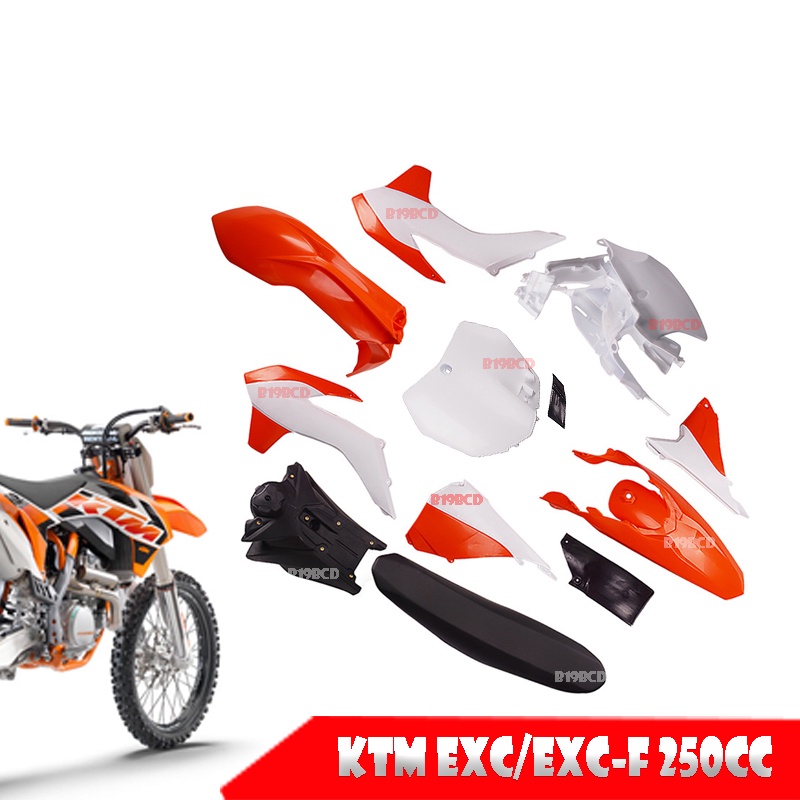 ชุดสีวิบาก-แฟริ่งวิบาก-มอดตคอส-ชุดใหญ่-สำหรับ-ktm-exc-exc-f-250cc-เปลือกวิบาก-แฟริ่งวิบาก-ครบชุดใหญ่-125cc-200cc-250cc-ร