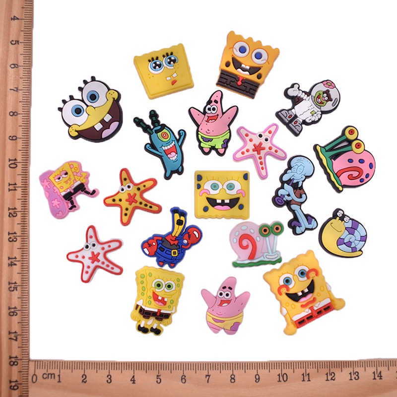 ภาพสินค้าการ์ตูน Patrick Star SpongeBob jibitz สําหรับ crocks น่ารัก crocks jibitz Charm Pins อุปกรณ์ตกแต่งรองเท้าสําหรับเด็ก จากร้าน ccbaby.th บน Shopee ภาพที่ 5