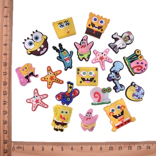 ภาพขนาดย่อของภาพหน้าปกสินค้าการ์ตูน Patrick Star SpongeBob jibitz สําหรับ crocks น่ารัก crocks jibitz Charm Pins อุปกรณ์ตกแต่งรองเท้าสําหรับเด็ก จากร้าน ccbaby.th บน Shopee ภาพที่ 5