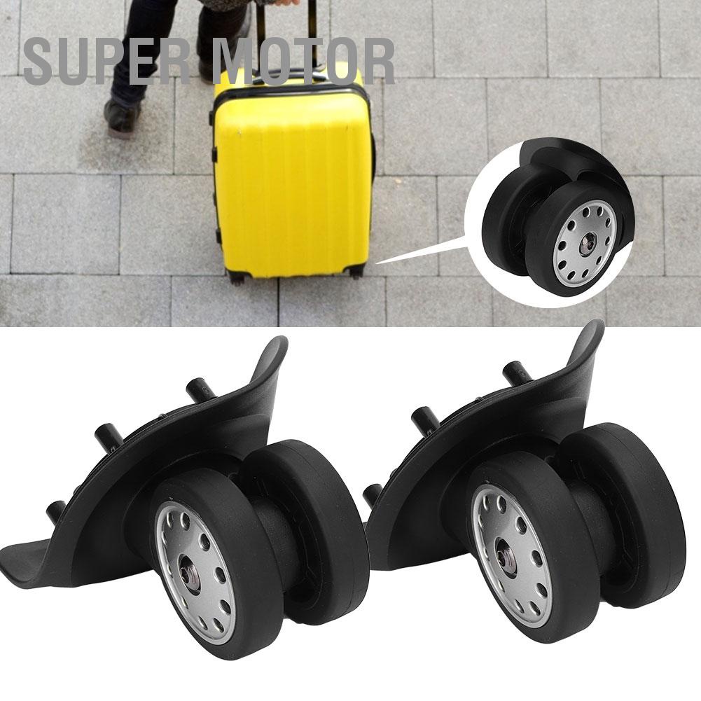Super Motor A Pair A88 Black Luggage Multihole Wheel Universal Suitcase