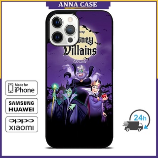 เคสโทรศัพท์มือถือ ลายการ์ตูนดิสนีย์ Villains Ursula สําหรับ iPhone 12 Pro Max 11 ProMax Xs Max Samsung Galaxy Note10+ S21Ultra
