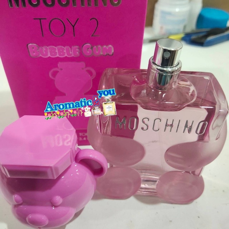 aromatic2you-moschino-toy-2-bubble-gum-eau-de-toilette-we-speak-pink-for-men-100-ml-ไม่ซีล-จัดส่งฟรี