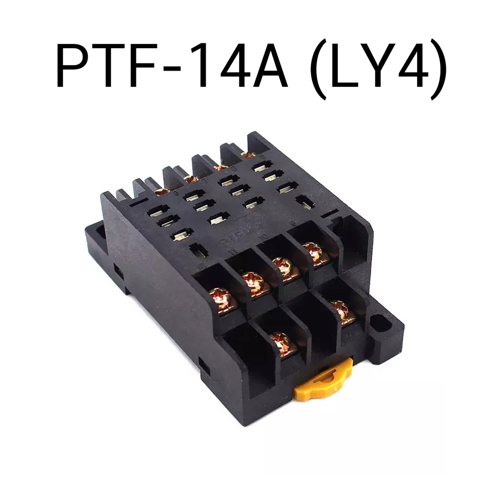 10A รีเลย์ LY2 LY4 RELAY 12VDC , 24VDC,110V, 220VAC Socket PTF-08A ...