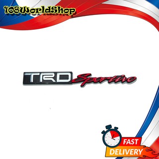 โลโก้ Logo TRD Sportivo สี Chrome Red All Toyota 2, 4 ประตู ปี2000 - 2018