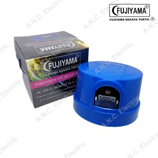 Fujiyama สวิทช์แสงแดด (หัวโฟโต้สวิทซ์) คอนโทรล 3ขา 10A. 2000W