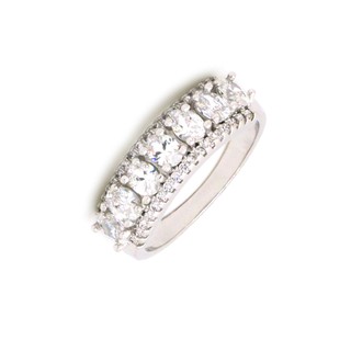 CZMiracle แหวนเพชรสวิส #RL309 - ทองคำขาว