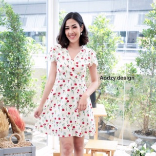 🔥Sale🔥 🌸  Spring Dress 🌸  เดรสลายดอก 013