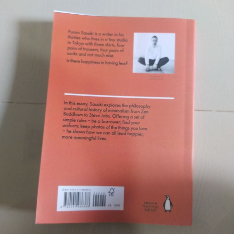 goodbye-things-on-minimalist-หนังสือมีชีวิต-fumio-sasaki-ภาษาอังกฤษ
