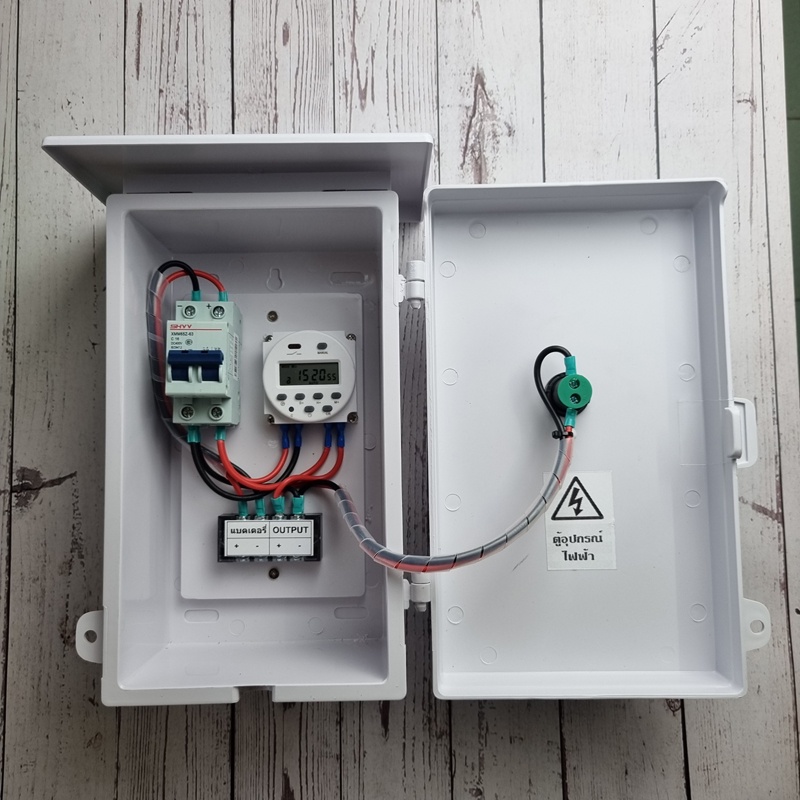 ตู้ควบคุม-12vdc-24vdc-อุปกรณ์ไฟฟ้าอัตโนมัติ-ระบบไฟเข้า-12v-ไฟออก-12v-และ-24v-ไฟออก-24v