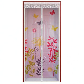 KASSA HOME ม่านกันยุงแถบแม่เหล็ก รุ่น BUTTERFLY YH-02 ขนาด 90 x 210 ซม. สีขาว ผ้าม่าน มู่ลี่