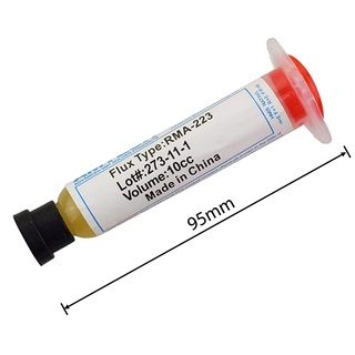 10cc RMA-223 Mayitr Syringe Solder Paste Flux Grease Soldering Pastes for PCB BGA PGA SMD Reworking HIGHT QUALITY 70pcs/