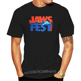 เสื้อยืดผ้าฝ้ายพิมพ์ลายขายดี ▬เสื้อยืดคอกลมพิมพ์ลาย Jaws Fest 2005 เสื้อยืดคุณภาพสูงสําหรับผู้ชาย 2WMECOD