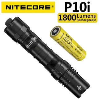 ไฟฉาย Nitecore P10I 1800 Lumens Luminus Sst - 40 - W Led , Equipped พร้อมแบตเตอรี่ 4000 Mah