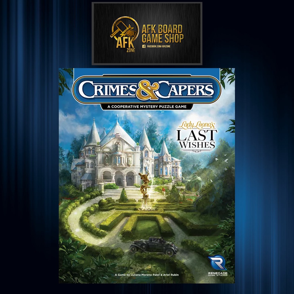 Crimes & Capers Lady Leona's Last Wishes Board Game บอร์ดเกม