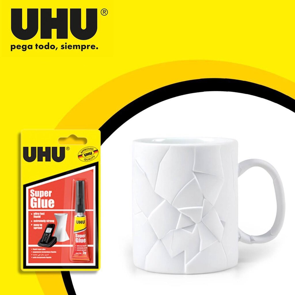 กาว UHU Super Gluet ultra fast control Direct-STOP 3 กรัม. รหัส ...