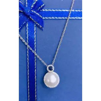 real-925-sterling-silver-necklace-pendant-with-sapphire-and-fresh-water-pearl-surrounded-by-clear-diamonds-na979-sa