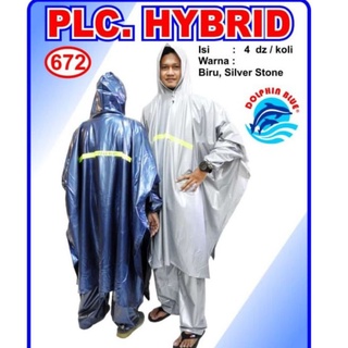 เสื้อกันฝน Poncho HYBRID พร้อมกางเกงไฮบริด 672