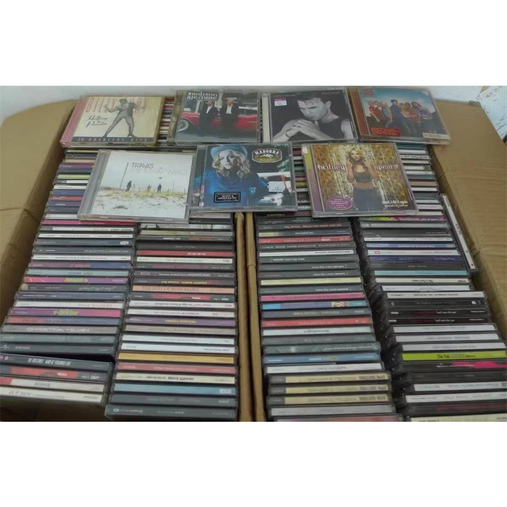 cd-music-ซีดีเพลง-ซีดีแท้-กล่องละ-100-แผ่นสุ่ม-พร้อมกล่อง-ป๊อป-ร็อค-โฟล์ค-แร็ป-ฯลฯ-รวมอัลบั้ม