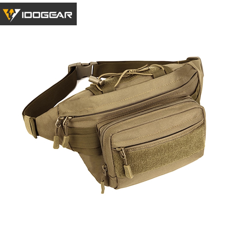 IDOGEAR Tactical Fanny Pack Waist Bag Camo Waist Pack Army Gear Tactical Pouch 3544