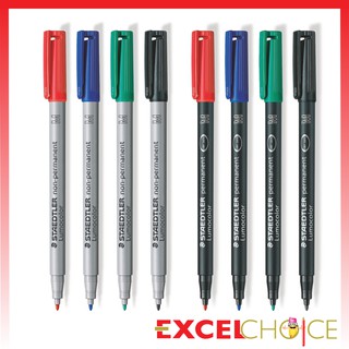 สเต็ดเล่อร์ ปากกาเขียนสไลด์ 1.0 ปากกาสี Staedtler Lumocolor 1.0 ปากกาสี
