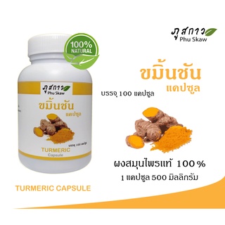 ภาพหน้าปกสินค้าขมิ้นชันเเคปซูล ( ผงขมิ้น 100 % ) บรรจุ 100 แคปซูล ปริมาณเเคปซูล 500 มิลลิกรัม ที่เกี่ยวข้อง