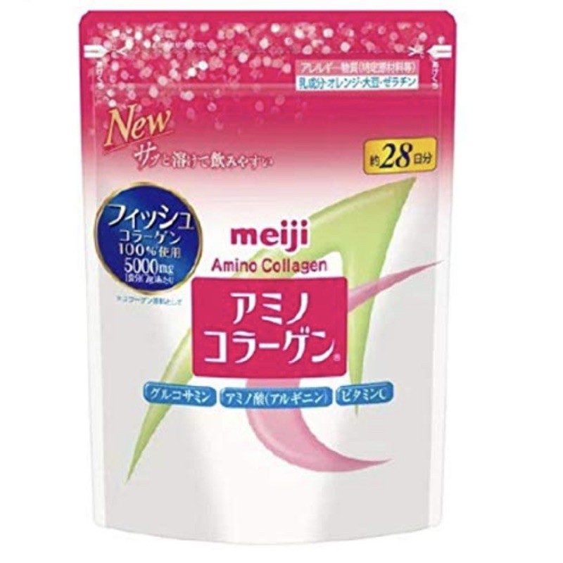 พร้อมส่ง-meiji-amino-collagen-ของแท้แม่ค้าสั่งโดยตรงจากญี่ปุ่น